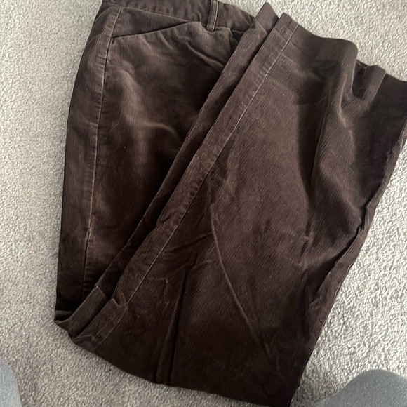 Dark brown size 4 Editor cut corduroys - Picture 1 of 2